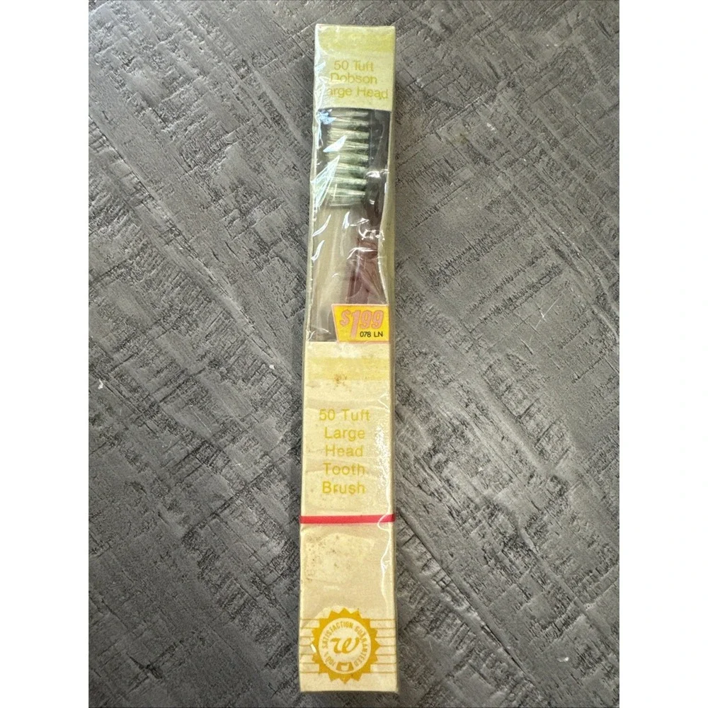 Vintage Toothbrush Lot of‎ 3 – TEK, Walgreens Dobson, POH – Sealed NOS USA